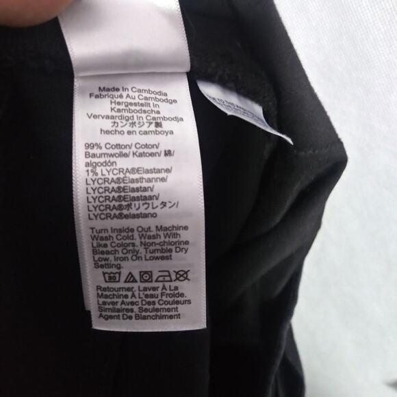 J. Crew Jeans Mid Rise Flare Crop Inseam Black Raw Hem Tall Denim Size 33 T - Picture 7 of 8